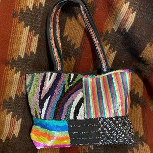 Sequined purse
